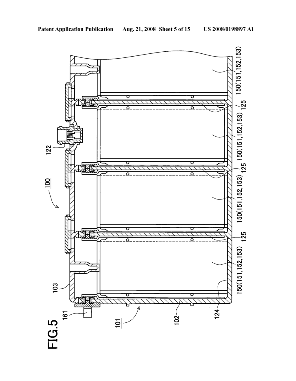 Heater with temperature detecting device, battery structure with heater, and heater unit - diagram, schematic, and image 06