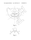Small dental X-ray apparatus and method for positioning an X-ray emitter diagram and image