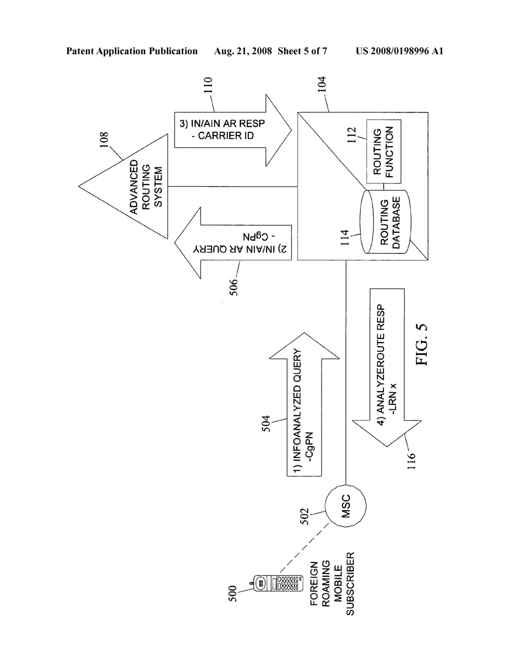 Methods, systems, and computer program products for using a location routing number based query and response mechanism to effect advanced routing - diagram, schematic, and image 06