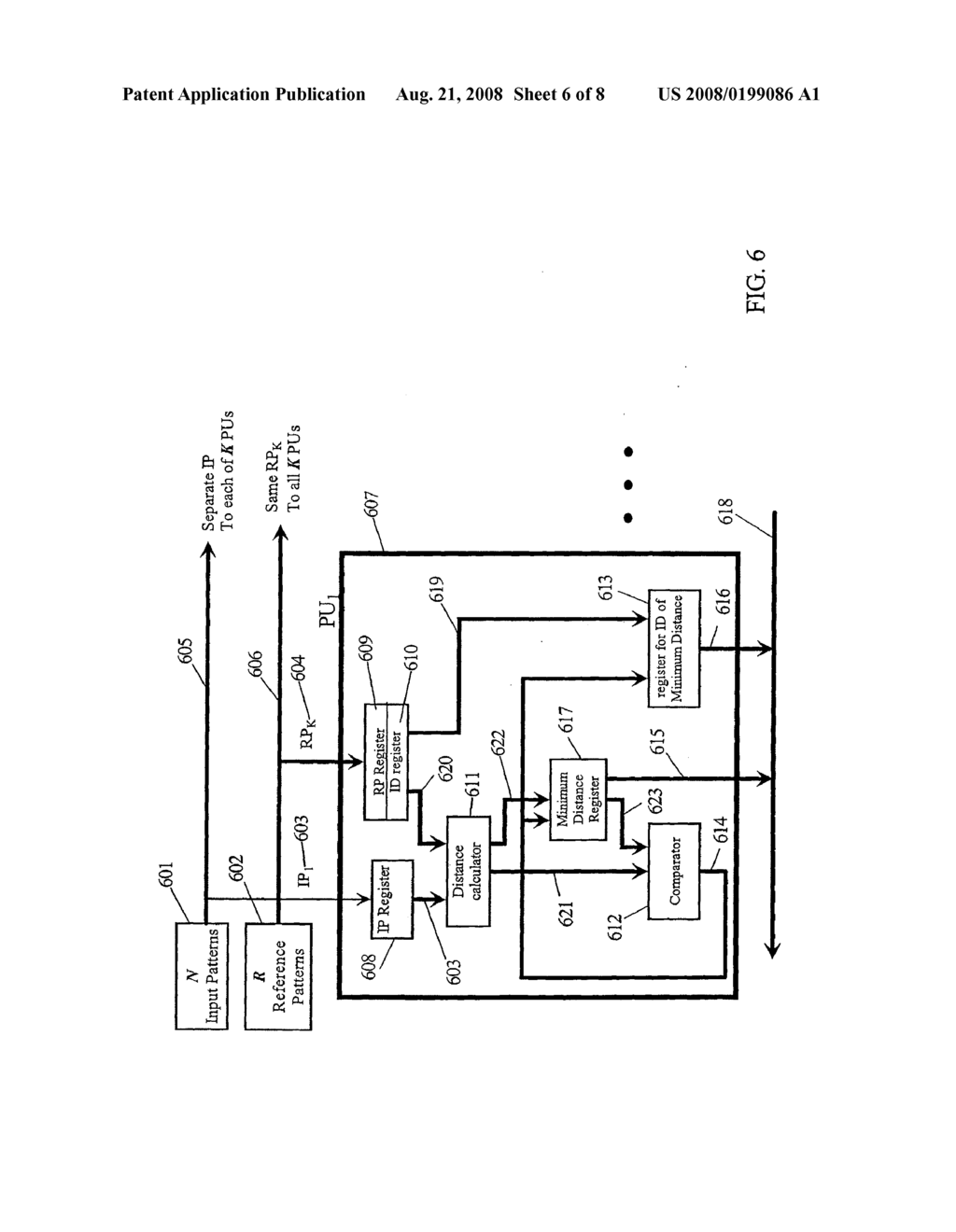 APPARATUS FOR PERFORMING FAST CLOSEST MATCH IN PATTERN RECOGNITION - diagram, schematic, and image 07