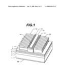 Optical device having diffraction gratings coupling guided wave, and its manufacture method diagram and image