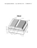 Optical device having diffraction gratings coupling guided wave, and its manufacture method diagram and image