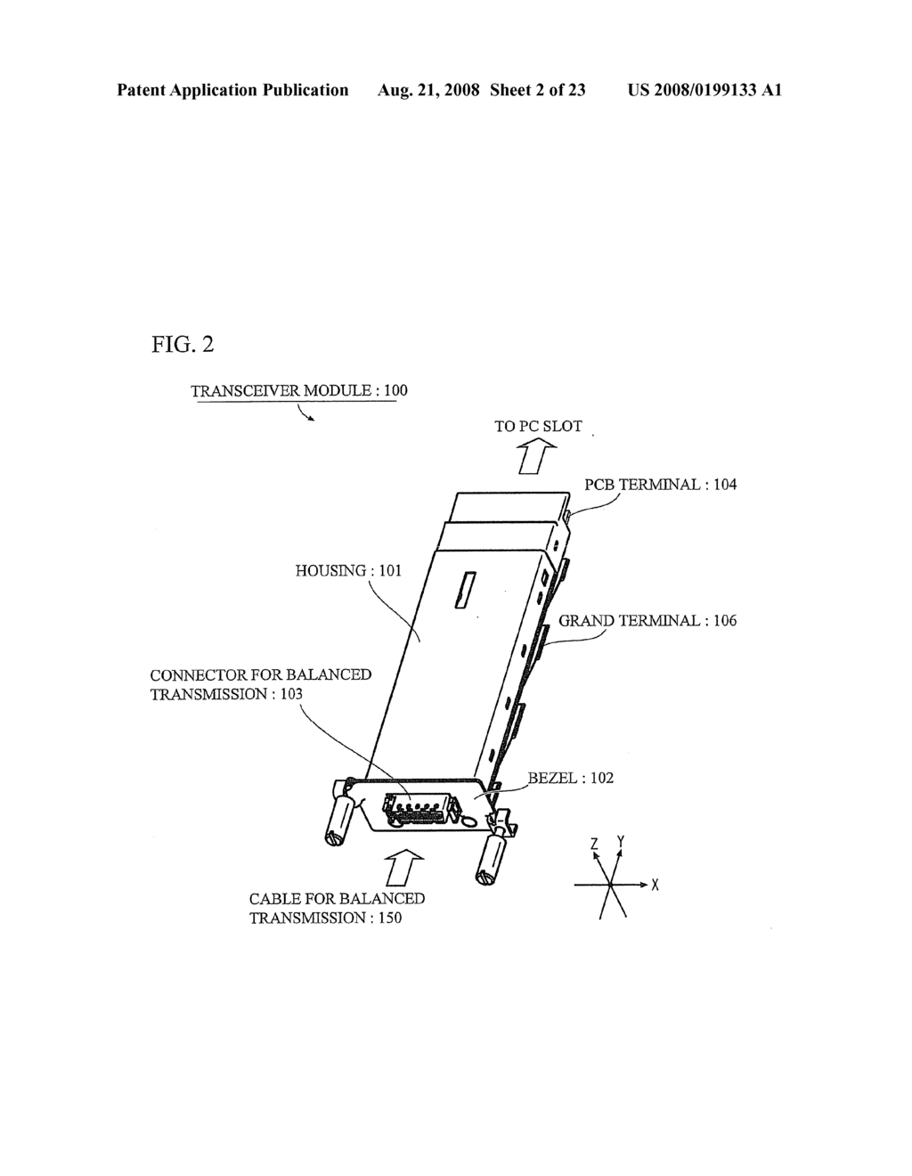 TRANSCEIVER MODULE - diagram, schematic, and image 03