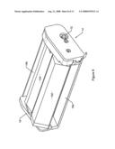 Removably Mountable Frame For An Image Processsing Apparatus, A Removably Mountable Adaptor For An Image Processing Apparatus And Cartridges For Use With A Removably Frame And Removably Mountable Adaptor diagram and image