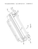 Removably Mountable Frame For An Image Processsing Apparatus, A Removably Mountable Adaptor For An Image Processing Apparatus And Cartridges For Use With A Removably Frame And Removably Mountable Adaptor diagram and image