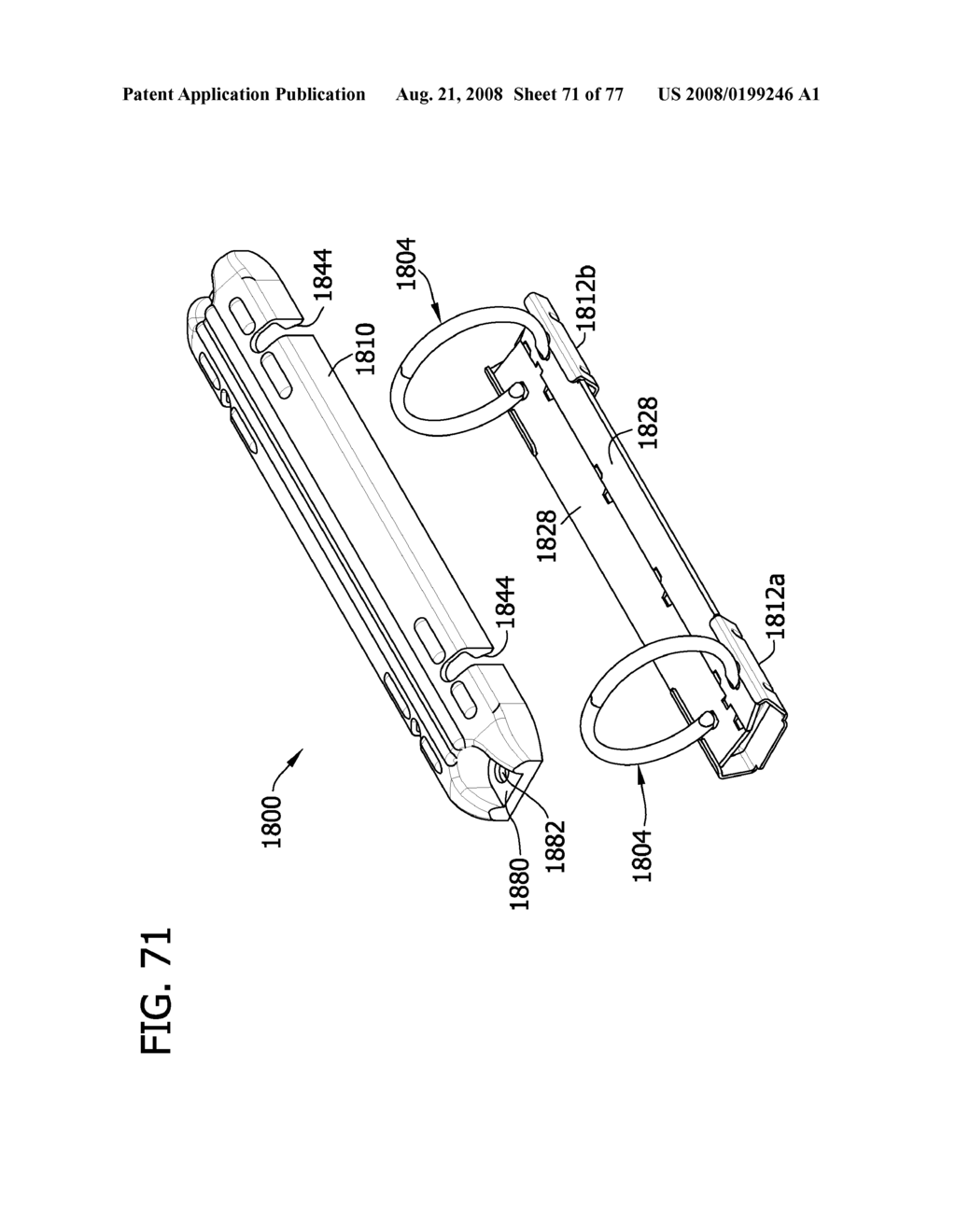 Ring Binder Mechanism having Plastic Housing - diagram, schematic, and image 72