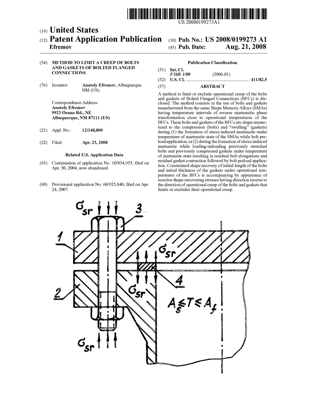 Method to limit a creep of bolts and gaskets of bolted flanged connections - diagram, schematic, and image 01