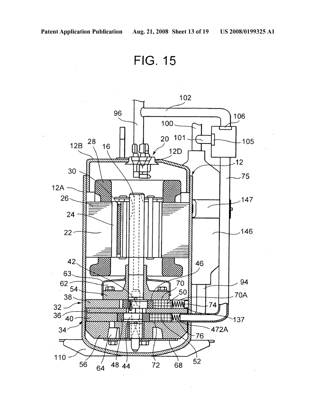 Compression system, multicylinder rotary compressor, and refrigeration apparatus using the same - diagram, schematic, and image 14