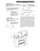 Installation and Device for Guiding a Gas for Devices Used to Treat Granular Products by Drying, Film Coating and Coating diagram and image