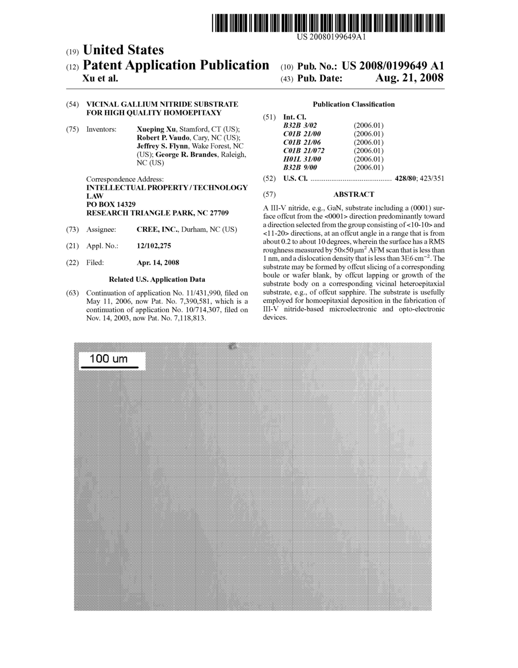 VICINAL GALLIUM NITRIDE SUBSTRATE FOR HIGH QUALITY HOMOEPITAXY - diagram, schematic, and image 01