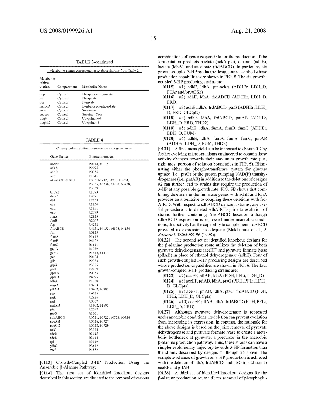 Methods and Organisms for Growth-Coupled Production of 3-Hydroxypropionic Acid - diagram, schematic, and image 26