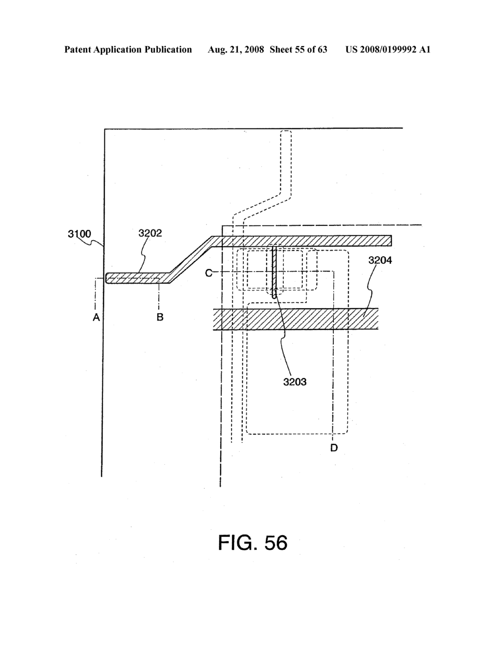 DISPLAY DEVICE, MANUFACTURING METHOD THEREOF, AND TELEVISION RECEIVER - diagram, schematic, and image 56