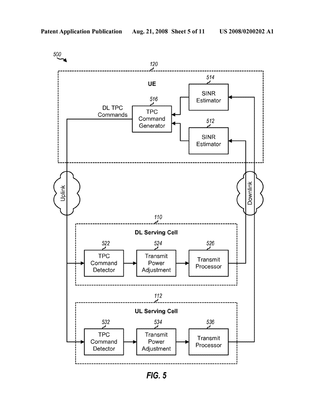 POWER CONTROL WITH LINK IMBALANCE ON DOWNLINK AND UPLINK - diagram, schematic, and image 06