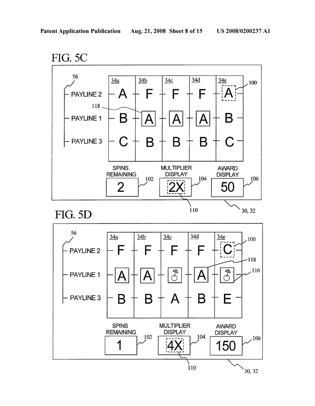 GAMING DEVICE HAVING A MULTI-FUNCTION FREE GAME BONUS - diagram, schematic, and image 09