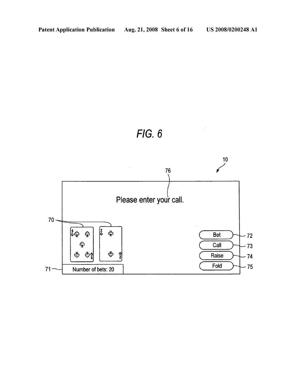 Game system providing game in which a plurality of players participate - diagram, schematic, and image 07