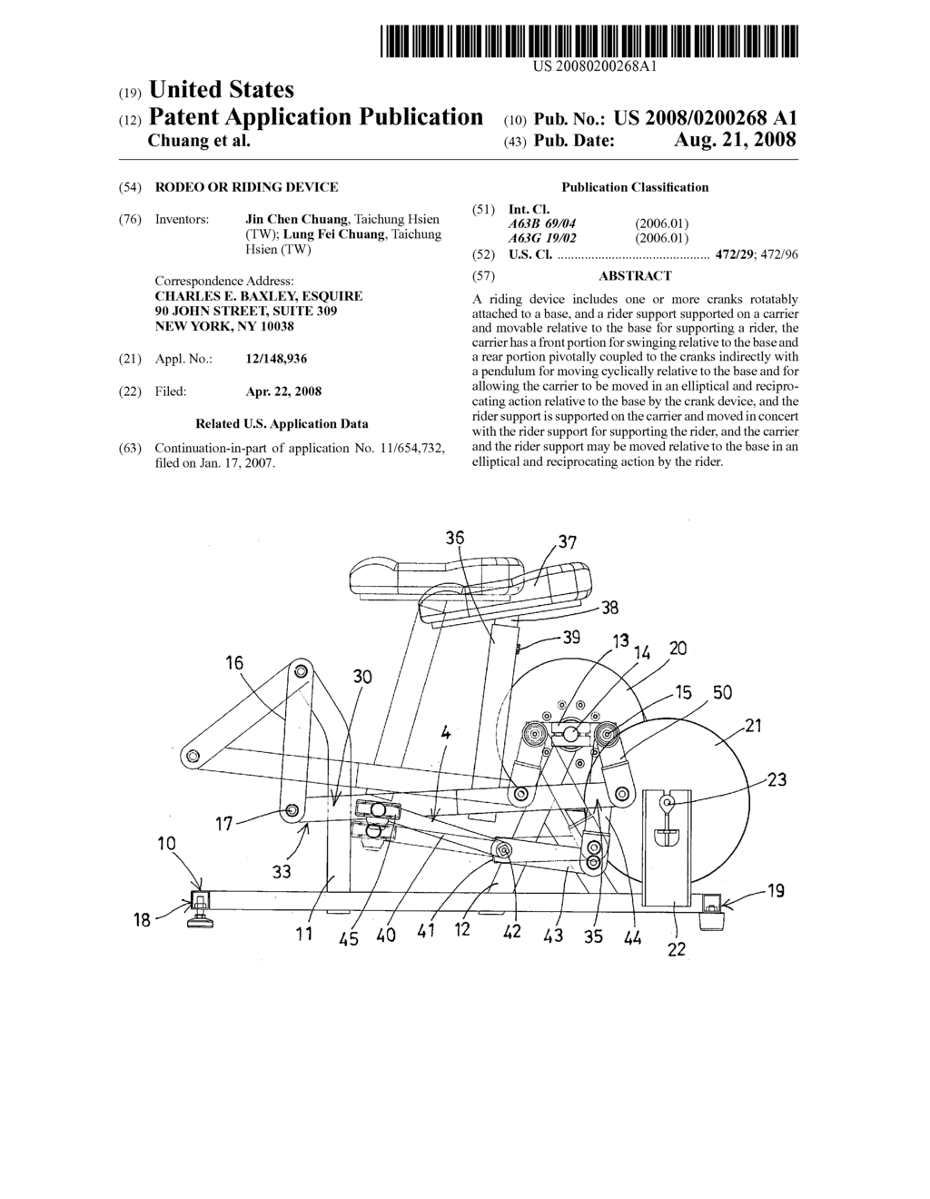 Rodeo or riding device - diagram, schematic, and image 01