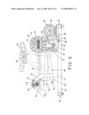 Rodeo or riding device diagram and image