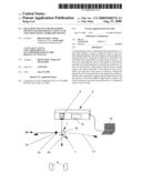 Measuring device for measuring hitting parameters of a golf club and associated calibration device diagram and image