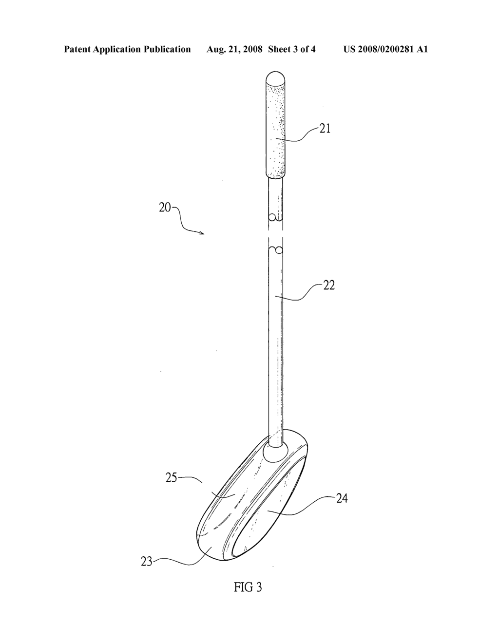 Golf club that is available for right-handed and left-handed users - diagram, schematic, and image 04