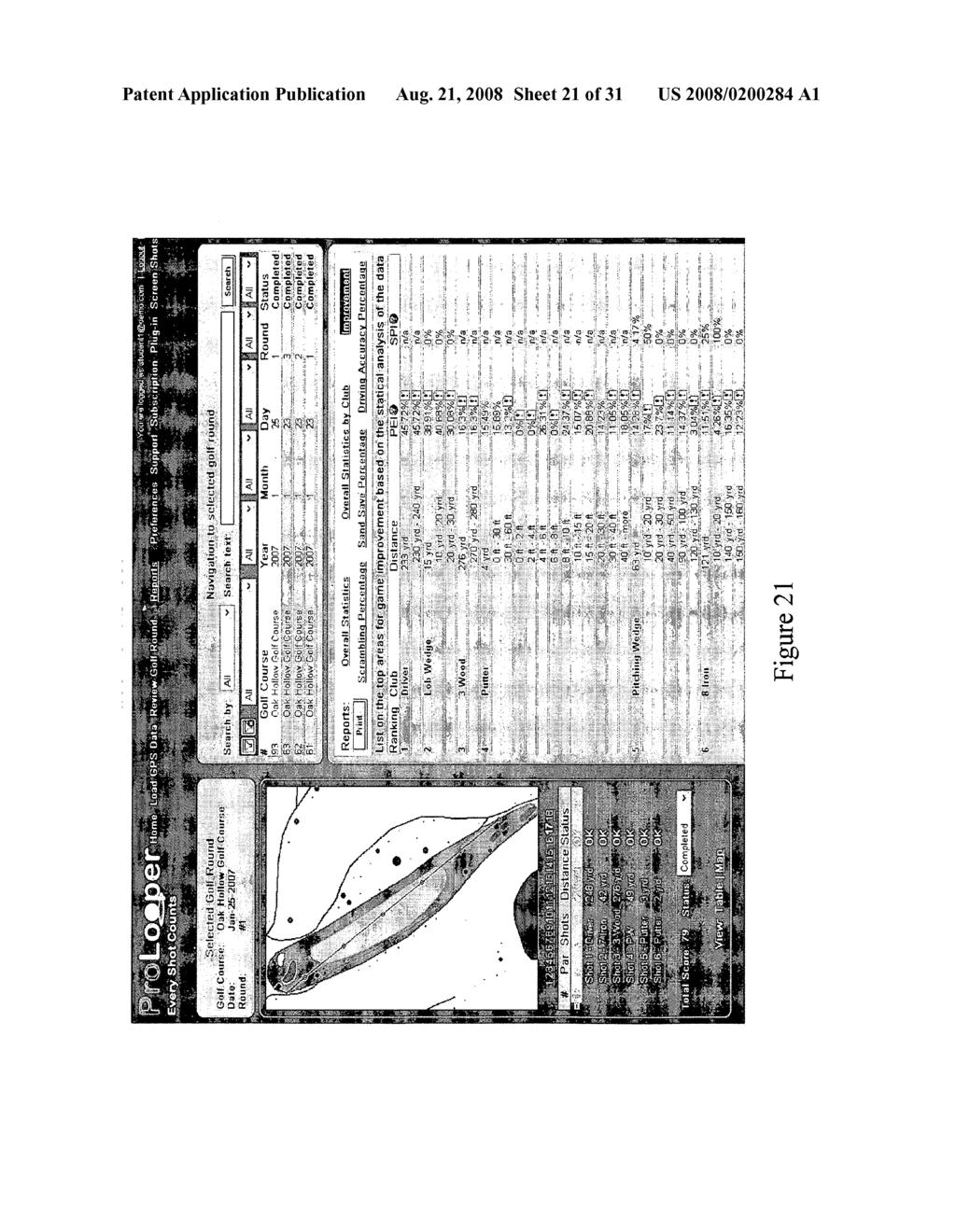 Systems and methods for golf analytics visualization - diagram, schematic, and image 22