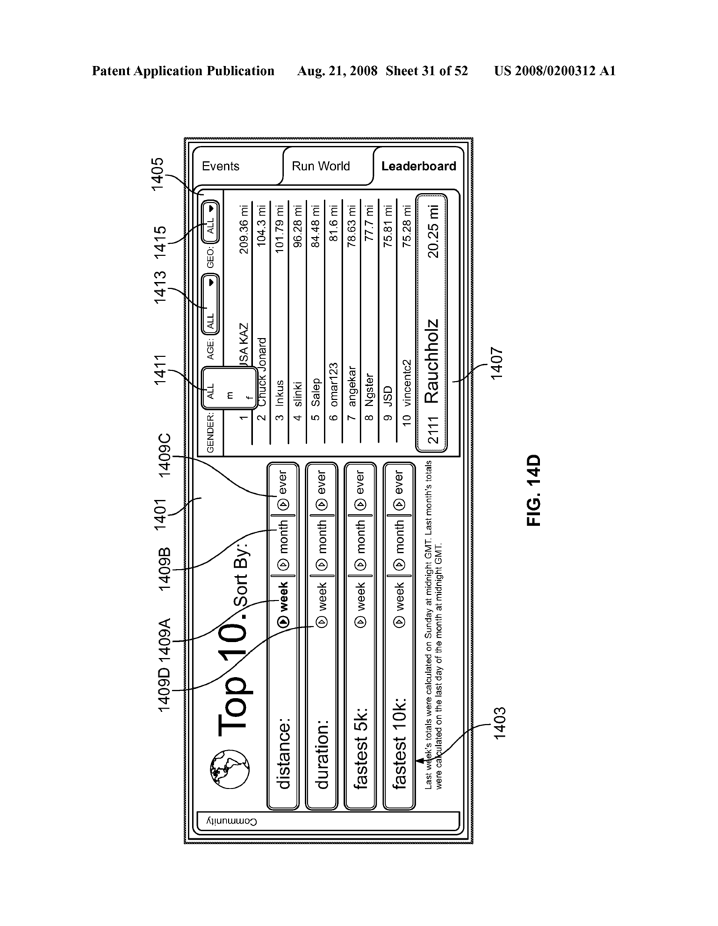 COLLECTION AND DISPLAY OF ATHLETIC INFORMATION - diagram, schematic, and image 32