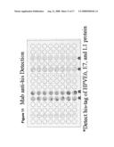 Protein chips for HPV detection diagram and image