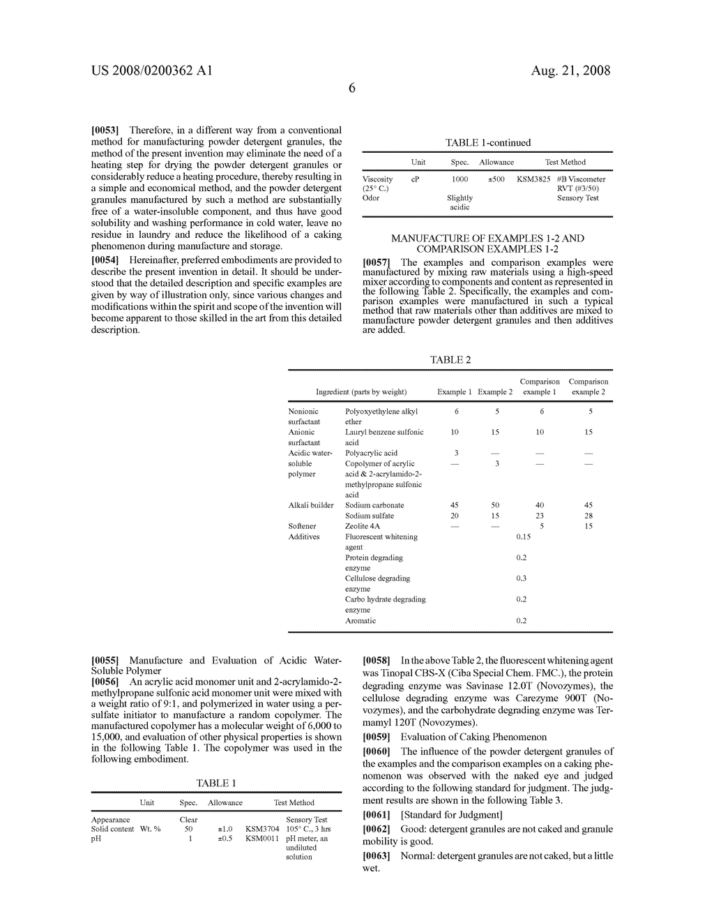 POWDER DETERGENT GRANULE CONTAINING ACIDIC WATER-SOLUBLE POLYMER AND MANUFACTURING METHOD THEREOF - diagram, schematic, and image 08