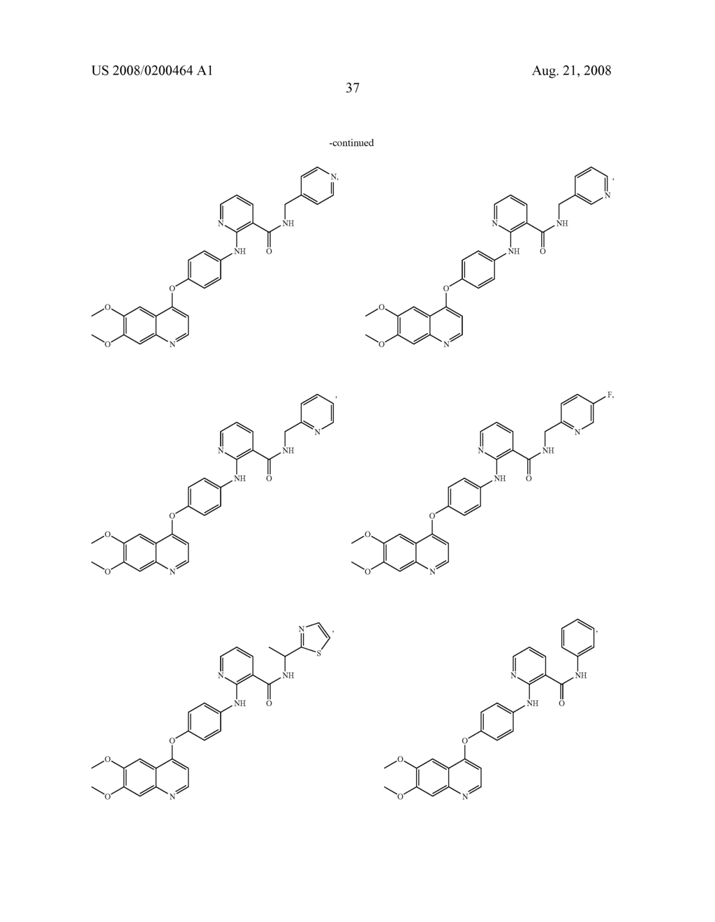 Substituted heterocycles and methods of use - diagram, schematic, and image 38