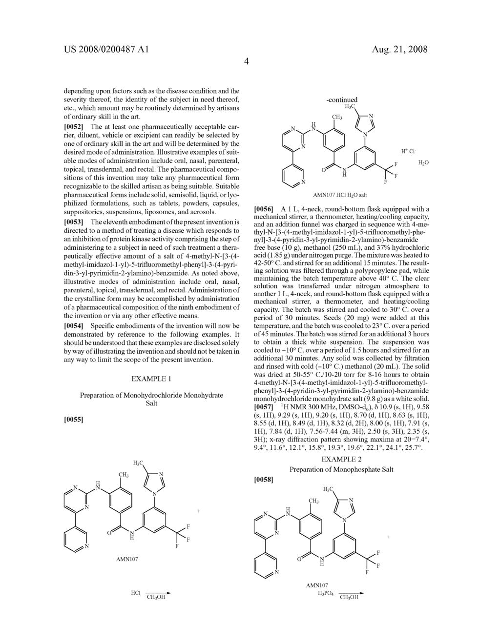 Salts of 4-Methyl-N-[3-(4-Methyl-Imidazol-1-Yl)-5-Trifluoromethyl-Phenyl]-3-(4-Pyridin-3-Yl-Pyrimidin-2-Ylamino)-Benzamide - diagram, schematic, and image 13