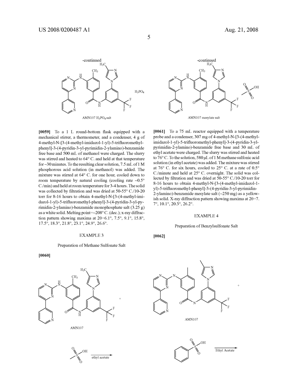 Salts of 4-Methyl-N-[3-(4-Methyl-Imidazol-1-Yl)-5-Trifluoromethyl-Phenyl]-3-(4-Pyridin-3-Yl-Pyrimidin-2-Ylamino)-Benzamide - diagram, schematic, and image 14
