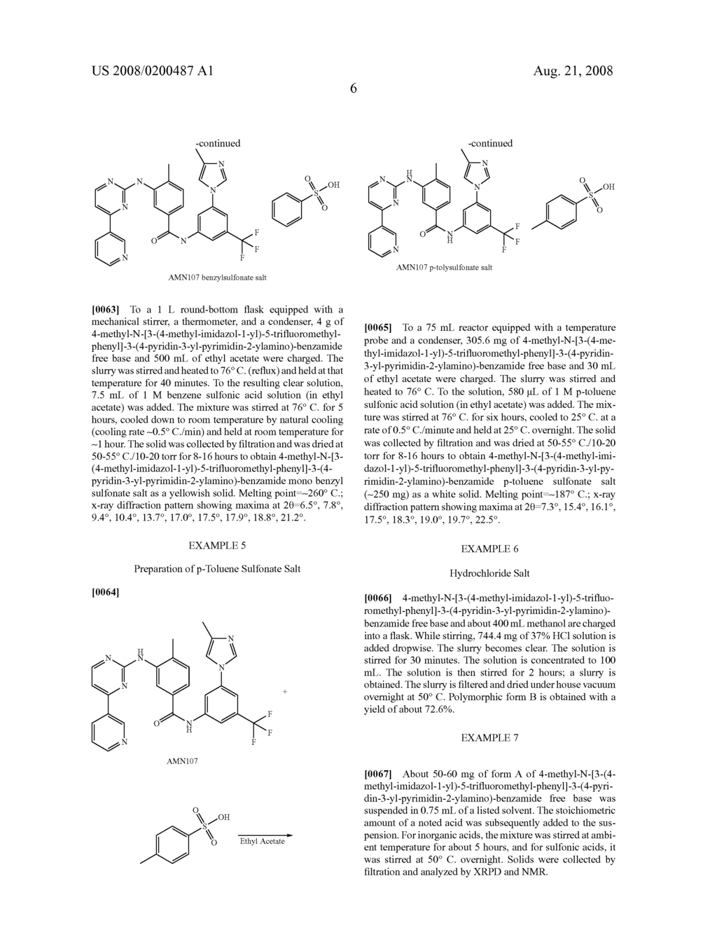 Salts of 4-Methyl-N-[3-(4-Methyl-Imidazol-1-Yl)-5-Trifluoromethyl-Phenyl]-3-(4-Pyridin-3-Yl-Pyrimidin-2-Ylamino)-Benzamide - diagram, schematic, and image 15