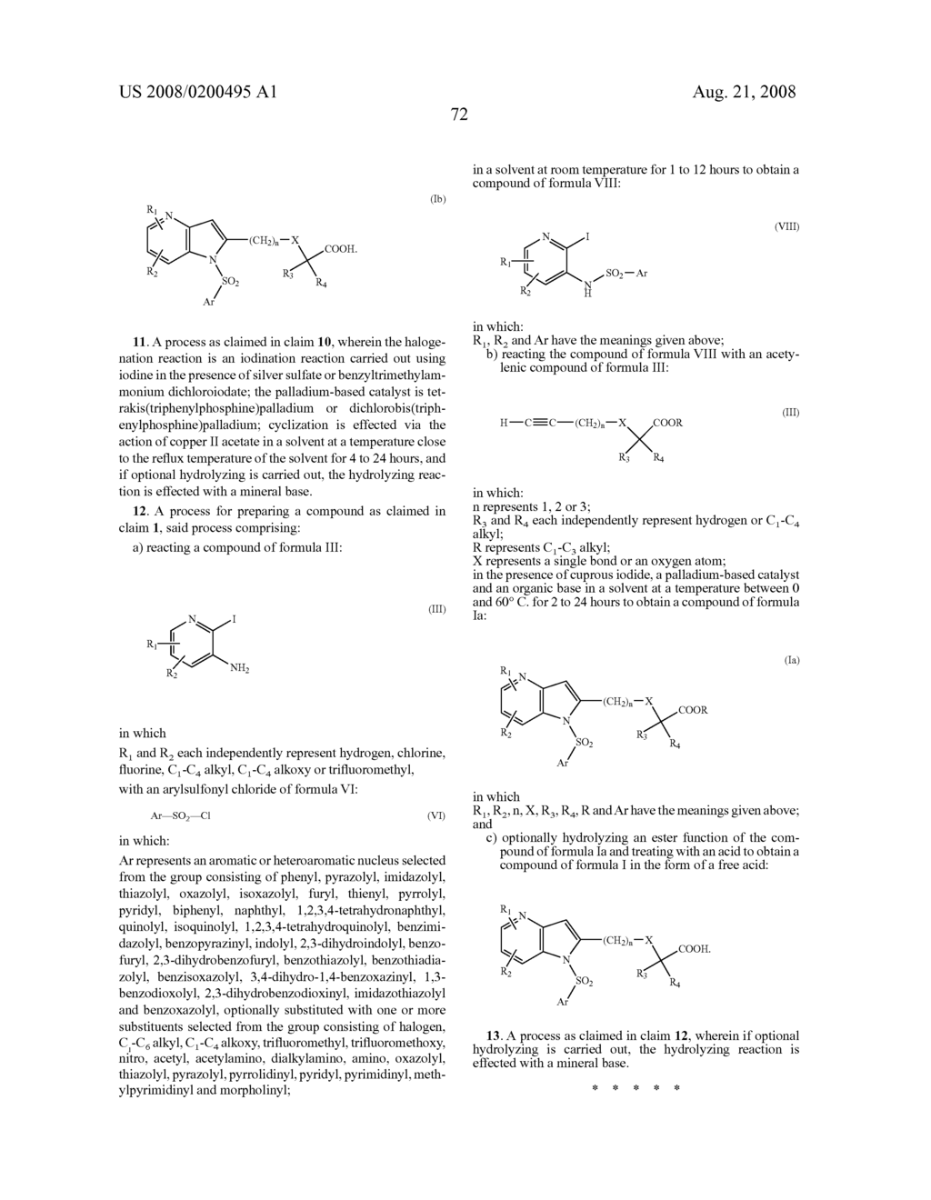 Pyrrolopyridine Compounds, Method of Making Them and Uses Thereof - diagram, schematic, and image 73