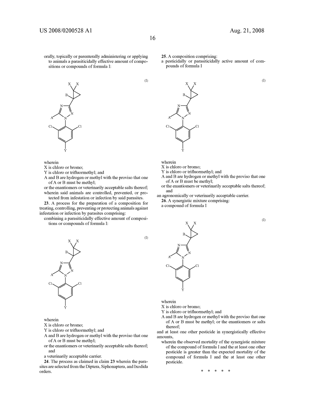 Derivatives of a 1-Phenyltriazole - diagram, schematic, and image 17