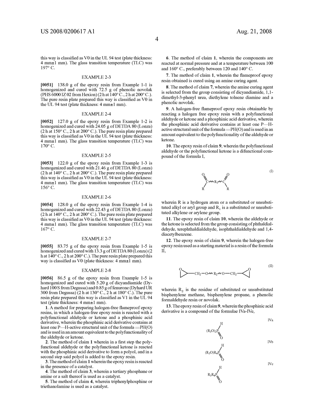 Halogen-Free Flameproof Epoxy Resin Formulations - diagram, schematic, and image 05