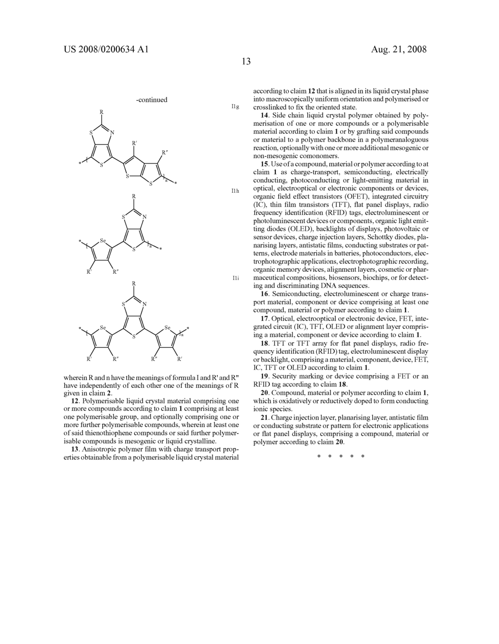 Mono-,Oligo- and Polymers of Thienothiazole - diagram, schematic, and image 14