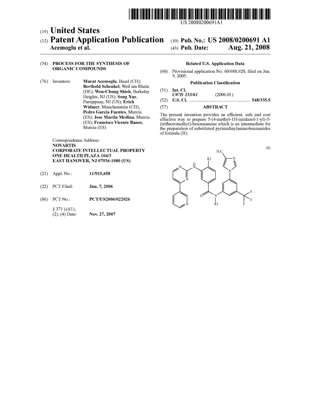 Process For the Synthesis of Organic Compounds - diagram, schematic, and image 01