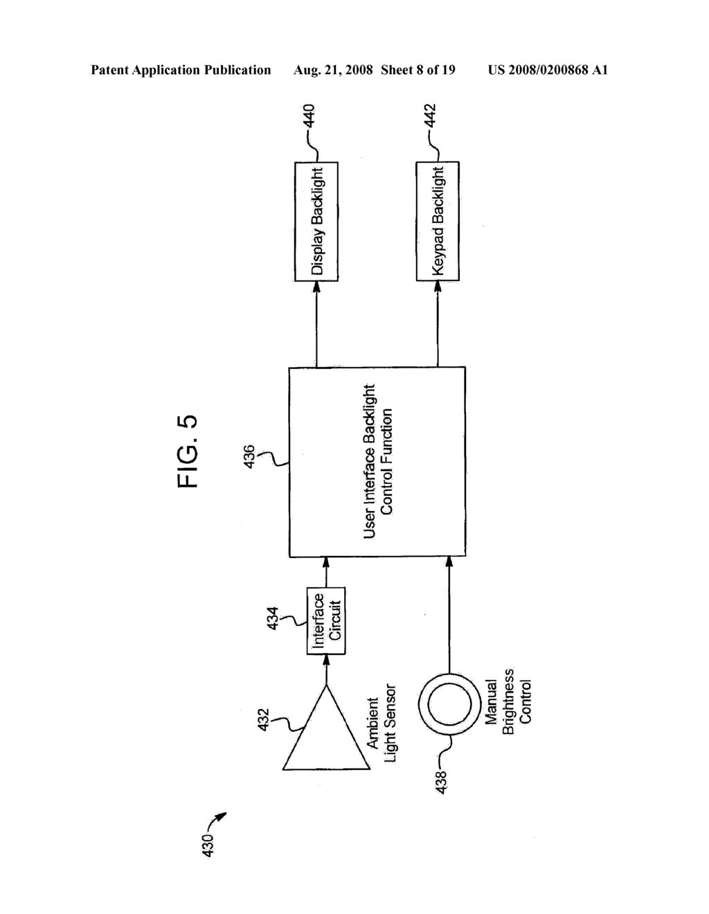 DIALYSIS SYSTEM HAVING VIDEO DISPLAY WITH AMBIENT LIGHT ADJUSTMENT - diagram, schematic, and image 09