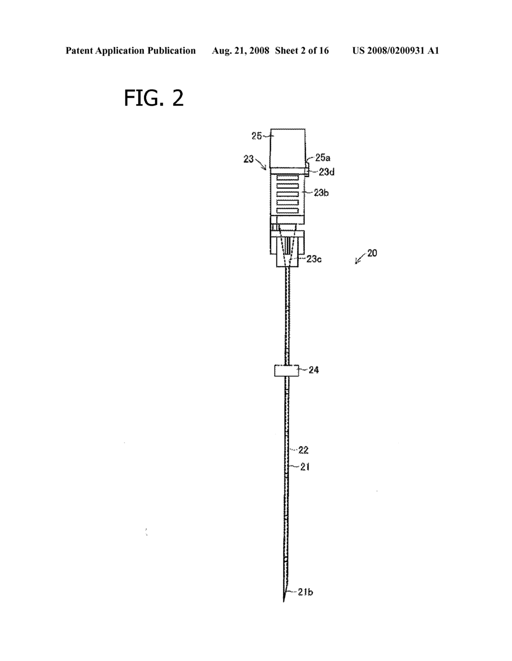 AUXILIARY DEVICE FOR A PUNCTURE NEEDLE - diagram, schematic, and image 03