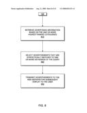 Query classification and selection of associated advertising information diagram and image