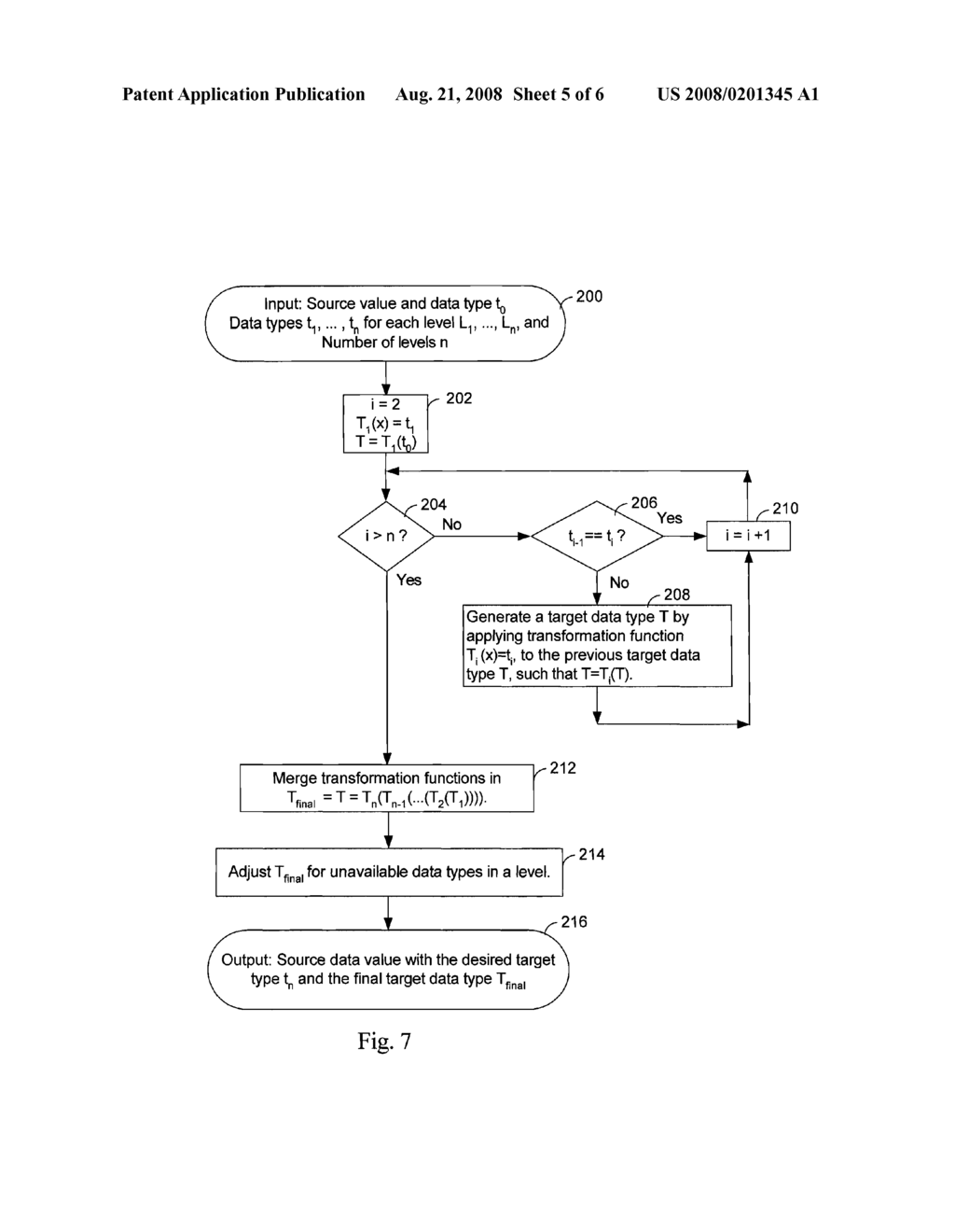 Apparatus and Article of Manufacture For Determining a Target Data Type In a Heterogeneous Multi-Level Environment - diagram, schematic, and image 06