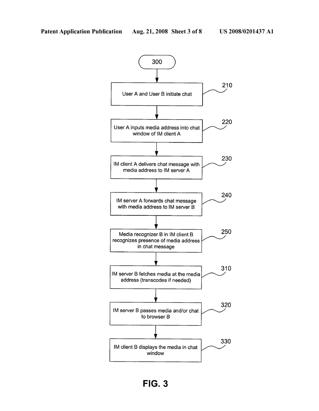 SYSTEMS AND METHODS FOR VIEWING MEDIA CONTENT IN INSTANT MESSAGING - diagram, schematic, and image 04