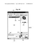 Instant messaging activity notification diagram and image