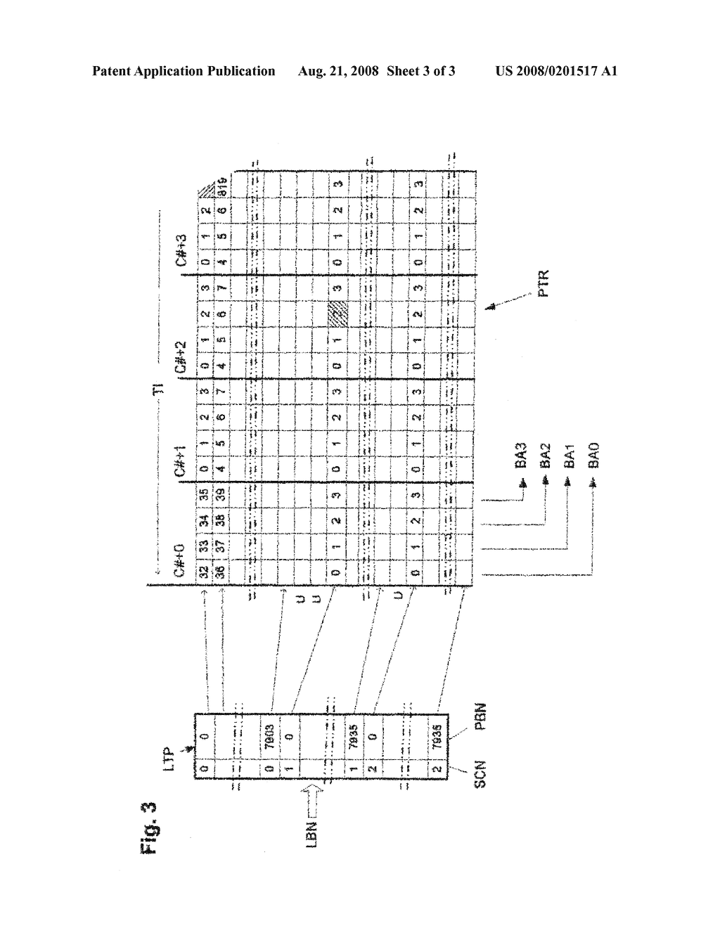 Method for the conversion of Logical Into Real Block Addresses in Flash Memories - diagram, schematic, and image 04