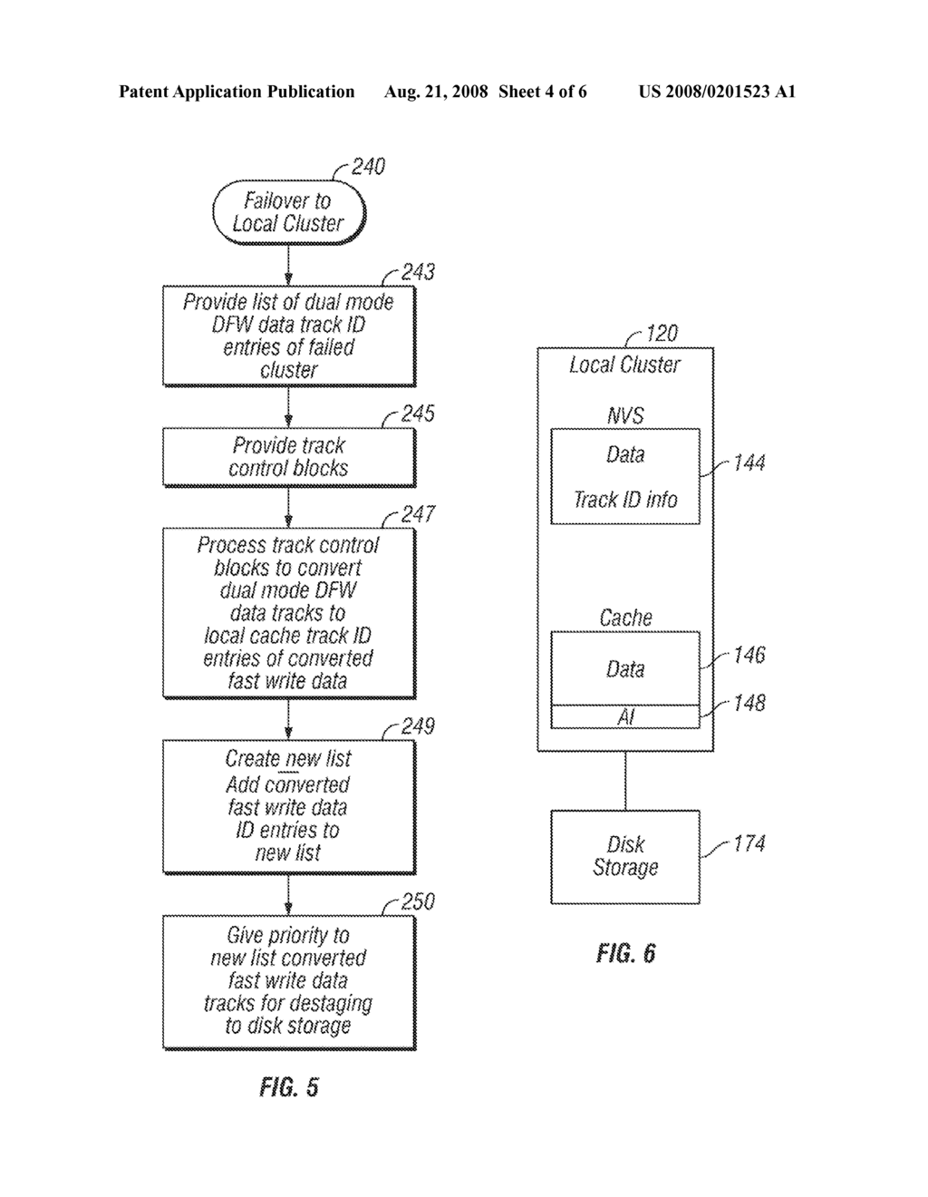 PRESERVATION OF CACHE DATA FOLLOWING FAILOVER - diagram, schematic, and image 05