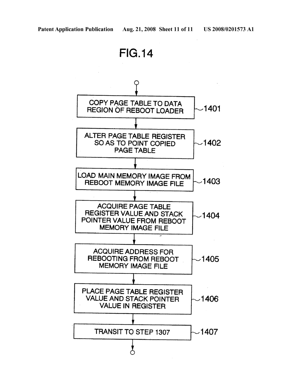 OPERATING SYSTEM REBOOTING METHOD AND APPARATUS FOR CONTINUING TO EXECUTE A NON-STOP MODULE EVEN DURING REBOOTING - diagram, schematic, and image 12