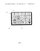 Computer security using visual authentication diagram and image