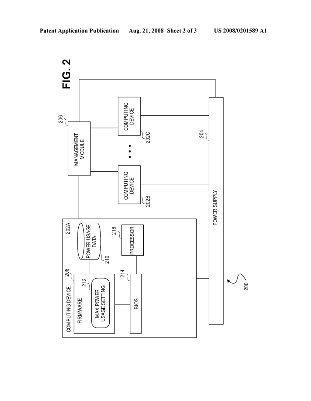 Maximum power usage setting for computing device - diagram, schematic, and image 03