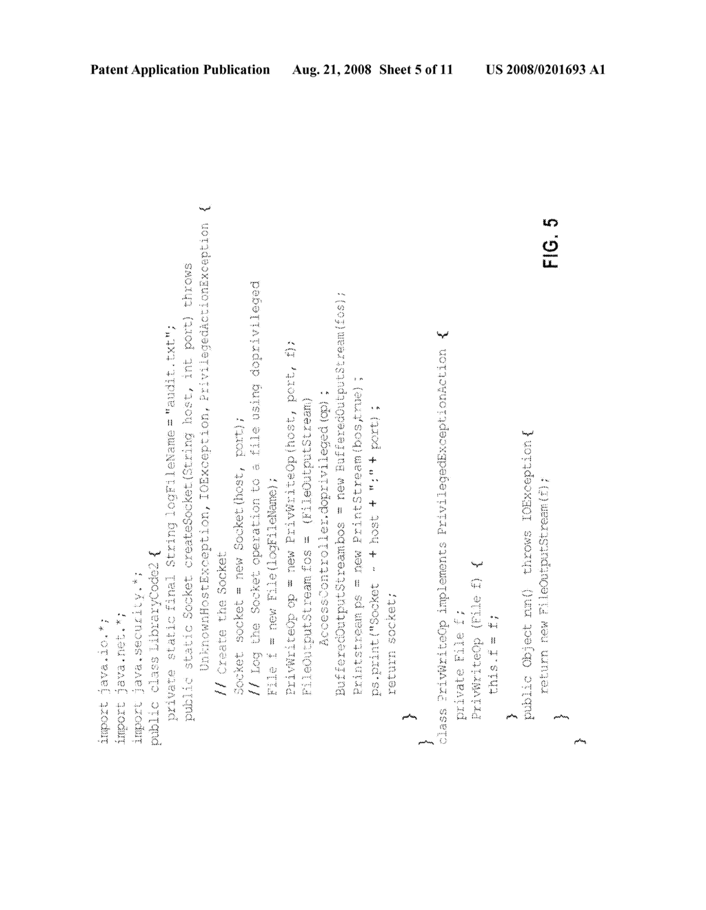 SYSTEM AND METHOD FOR THE AUTOMATIC IDENTIFICATION OF SUBJECT-EXECUTED CODE AND SUBJECT-GRANTED ACCESS RIGHTS - diagram, schematic, and image 06