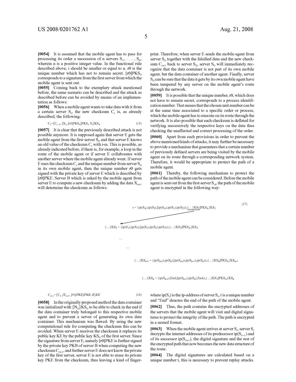 METHOD AND SYSTEM FOR SECURELY EXTENDING A PATH OF A MOBILE AGENT WITHIN A NETWORK SYSTEM - diagram, schematic, and image 08