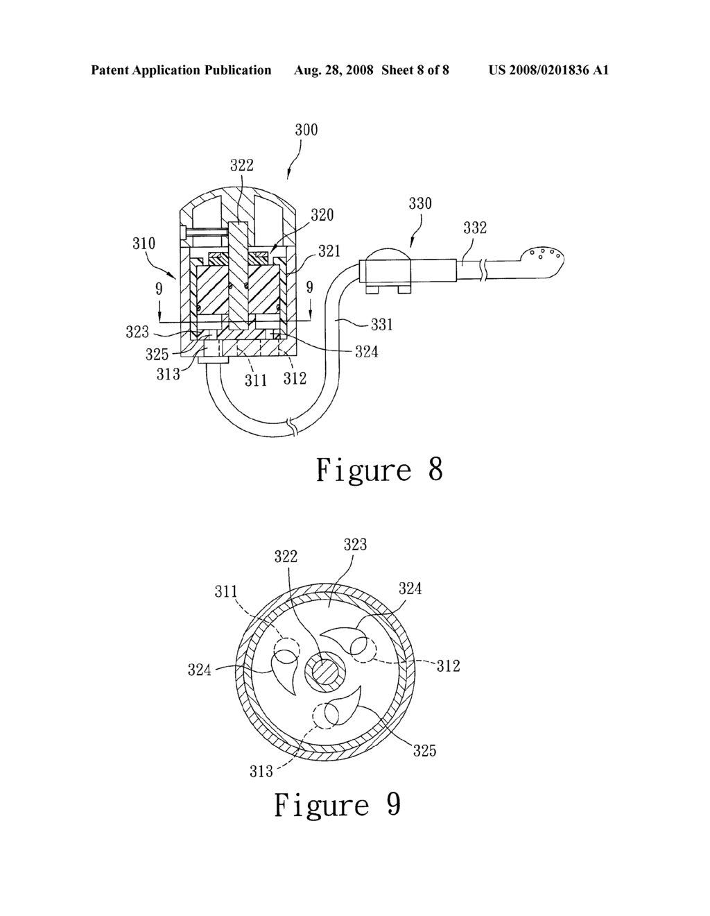 ADJUSTABLE WATER-SPRAYING DEVICE - diagram, schematic, and image 09